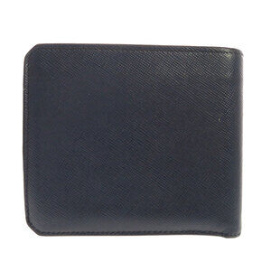Prada fold Wallet leather motif bi